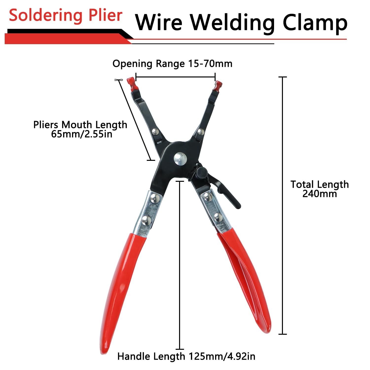 Soldering Plier Multi-Function Soldering Plier grips, Wire Welding Clamp, Automobile Maintenance Repairing Tool soldering clamp — image 5