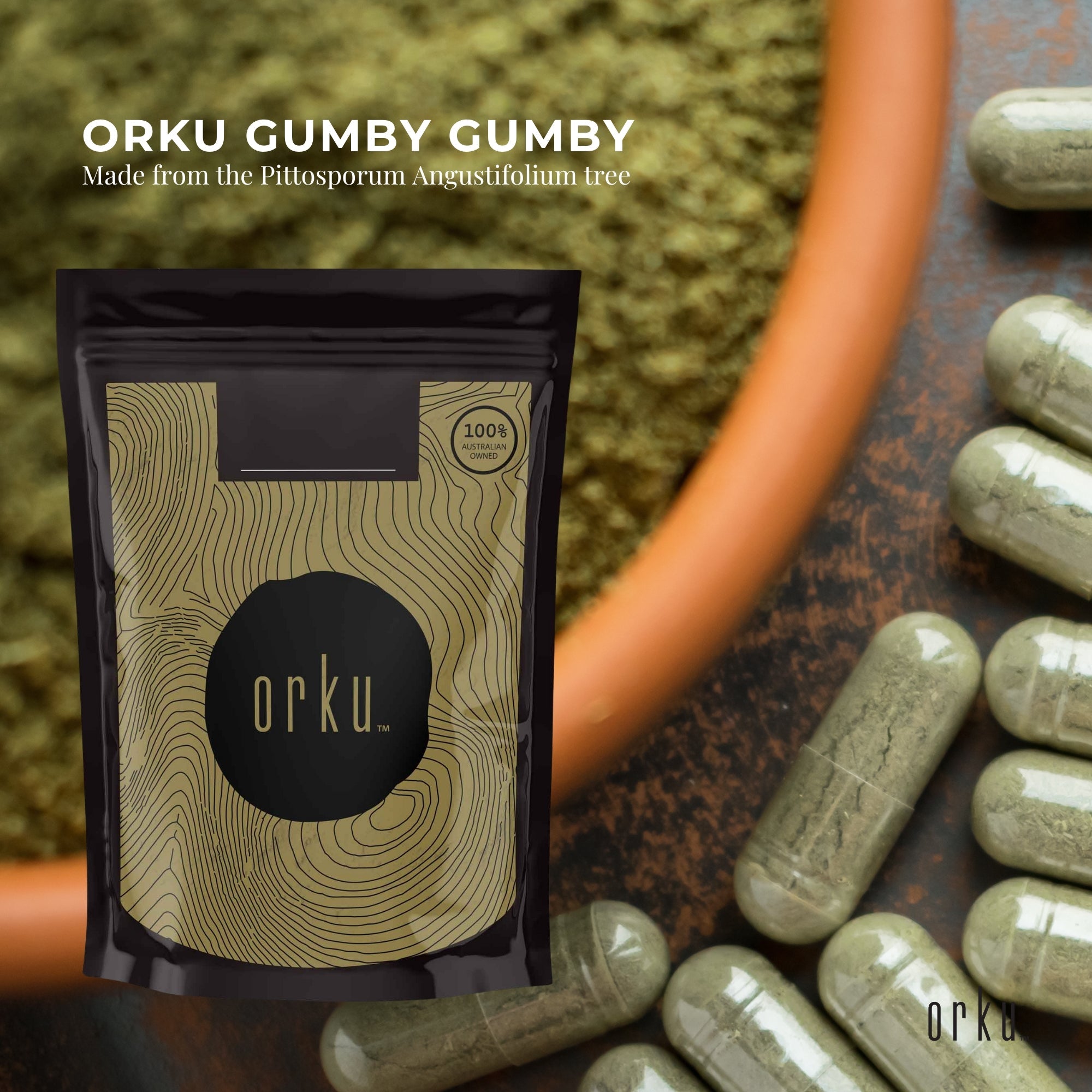 400g Gumby Pure Powder - Gumbi Aboriginal Plant Pittosporum Angustifolum — image 2
