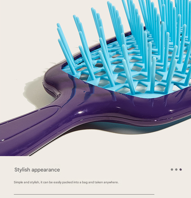 Green 8-Piece Detangling Hair Brush Set - Vented Wet/Dry Brushes for Smooth, Knot-Free Hair — image 3