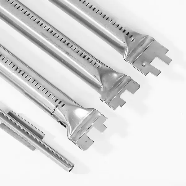 4 Piece Stainless Steel Gas Grill Burner Tube Set with 3 Burners and Crossover Tube for Weber Spirit 300 Series, 46 cm, Silver — image 4