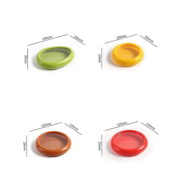 4pcs Reusable Food Storage Container Compatible with Avocado Tomato Saver Lemon Saver Container — image 4