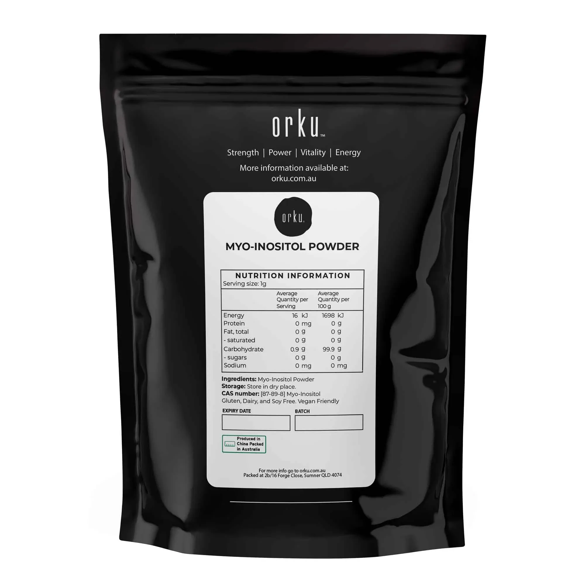 Orku 2Kg Myo Inositol Powder - USP Grade High Purity Unflavoured โ image 6