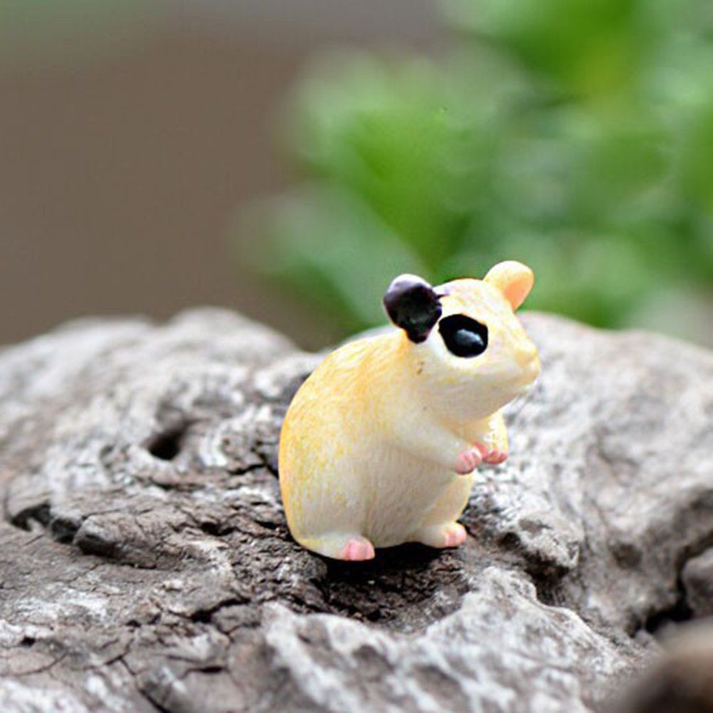 10PCS Hamster Micro Landscape Ornaments, Miniature Figurines Fairy Garden Accessories, Garden DIY Kit — image 3