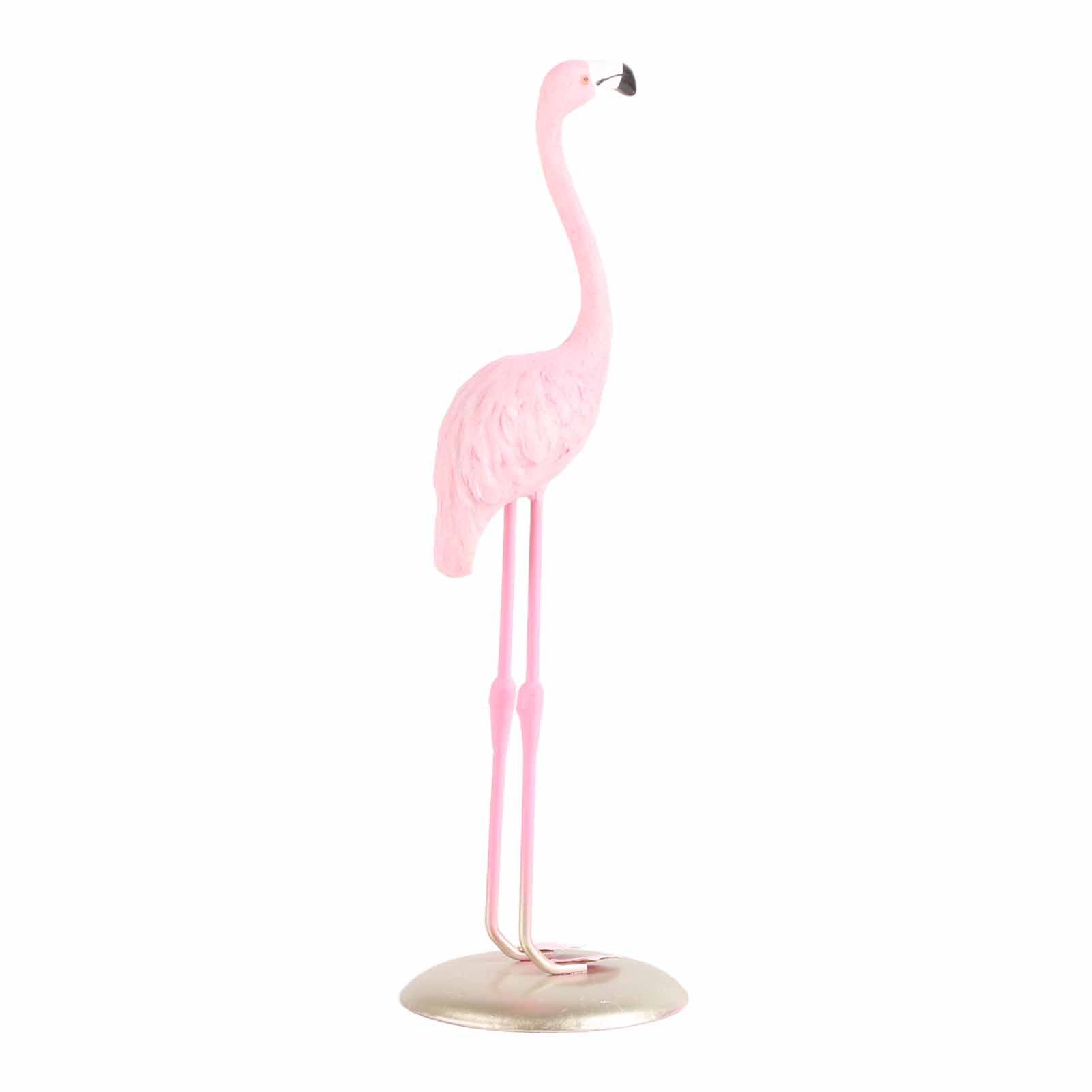 Cute Resin Pink Flamingo Ornament Tabletop Decoration Living Room Decoration Cake Decor โ image 2