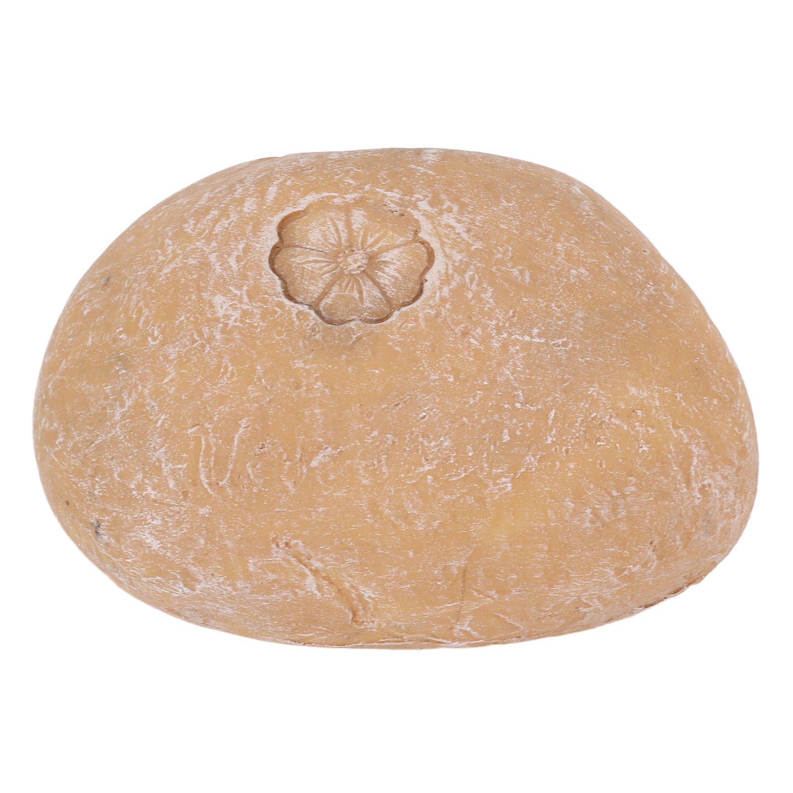 Pet Memorial Garden Stone DIY Lettering Simulation Pebbles Pet Grave Marker for Dogs Cats Small Flower Stone Sand Yellow โ image 2