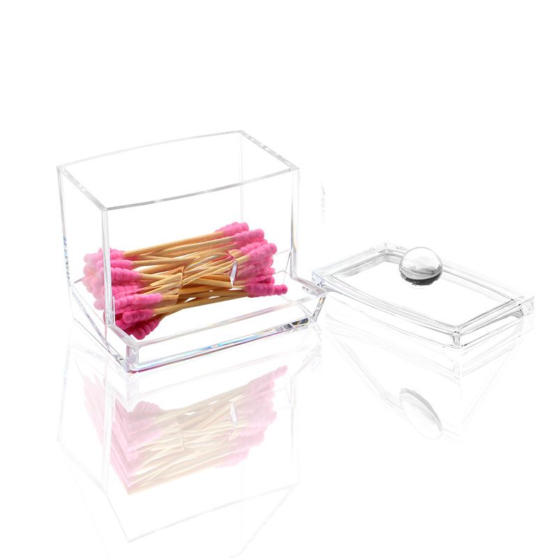 Clear Cotton Ball Swab Holder Cotton Clear — image 2