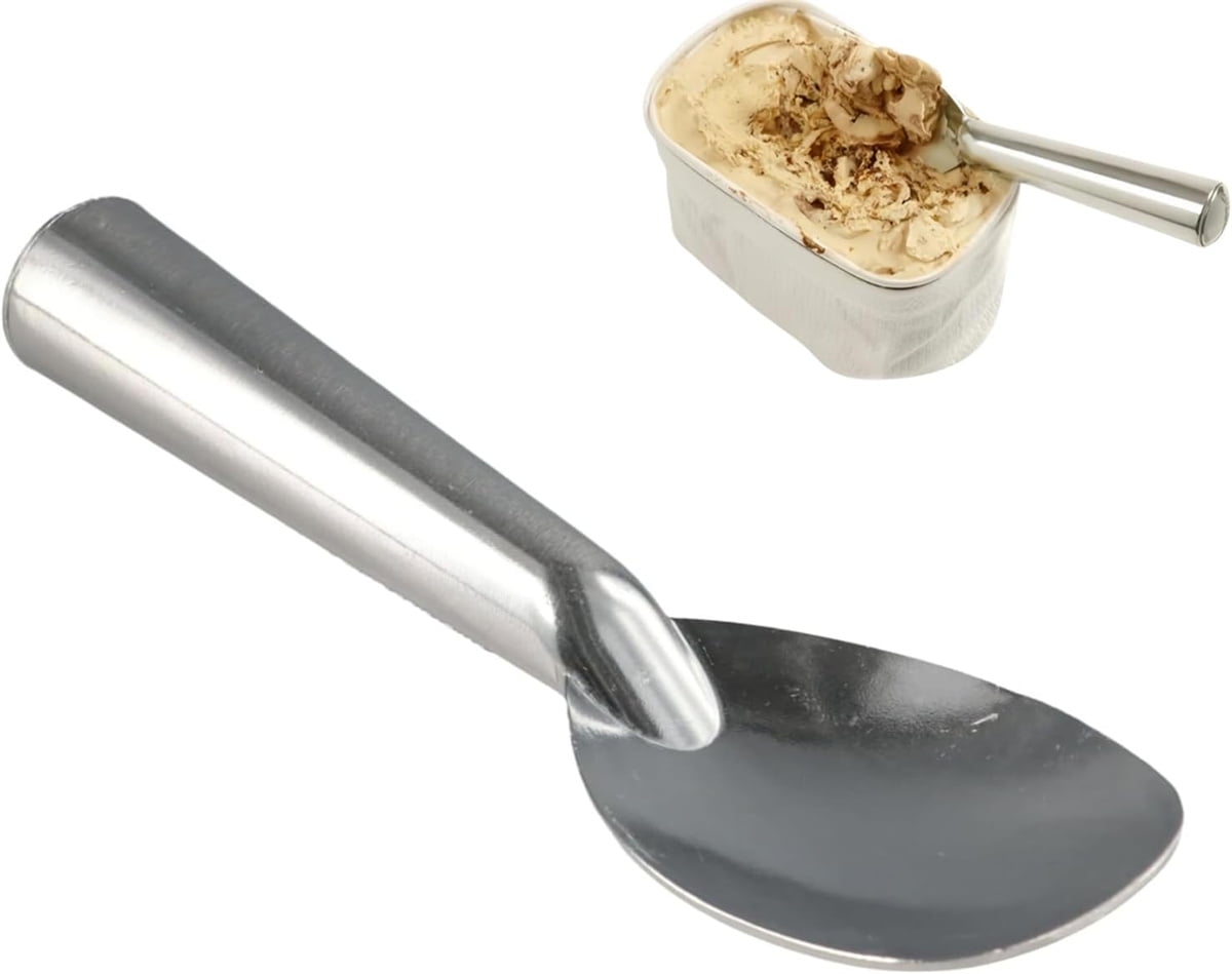 Kitchen Anti-Freeze Ice Cream Spade,Aluminum Alloy Ice Cream Paddle with Comfortable Handle,Dessert Spade for Indoor and Outdoor Use,1Pack โ image 4