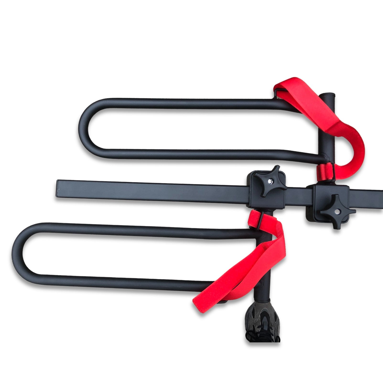 2 Bicycle Bike Rack Rear Car Carrier 2" Hitch Mount Platform Foldable — image 4