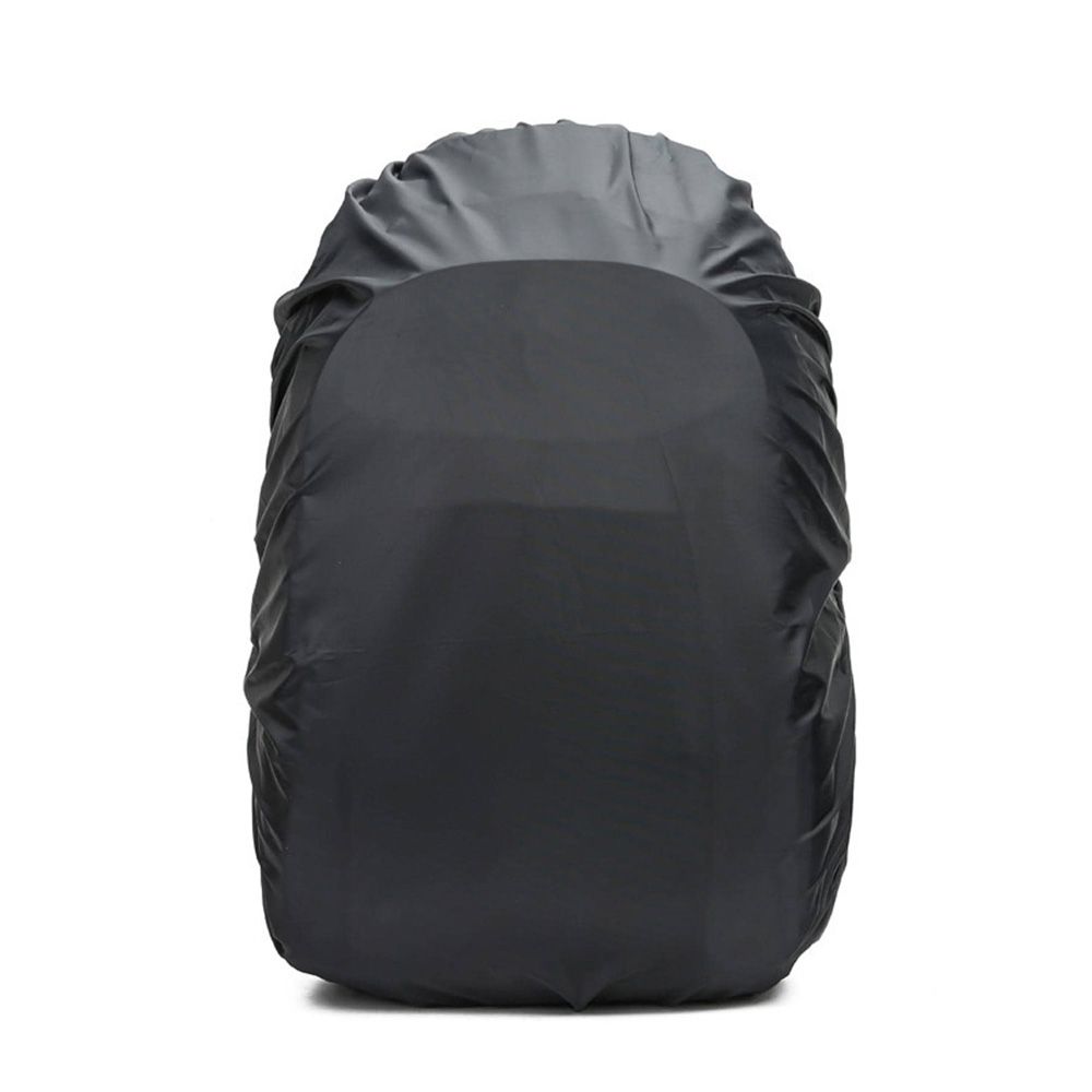 Waterproof Rain Cover for Large Camping and Cycling Backpack with Pull Rod, Dust and Mud Cover for School 55-65L black โ image 2
