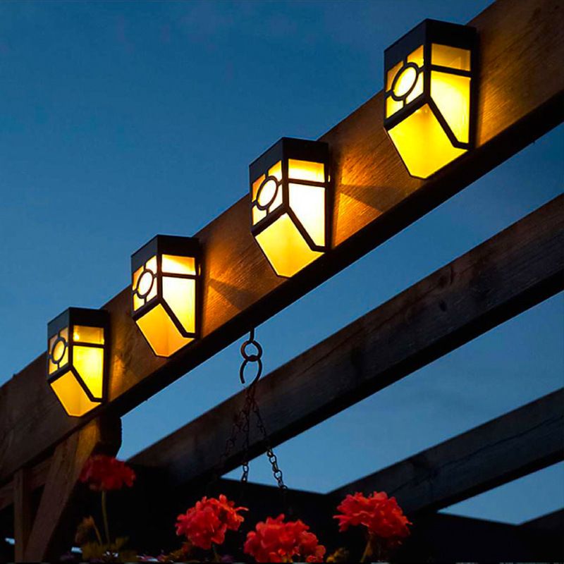 4pc Modes Solar Waterproof Lighting for Deck, Fence, Patio, Front Door, Stair, Landscape, Yard and Driveway Path — image 3