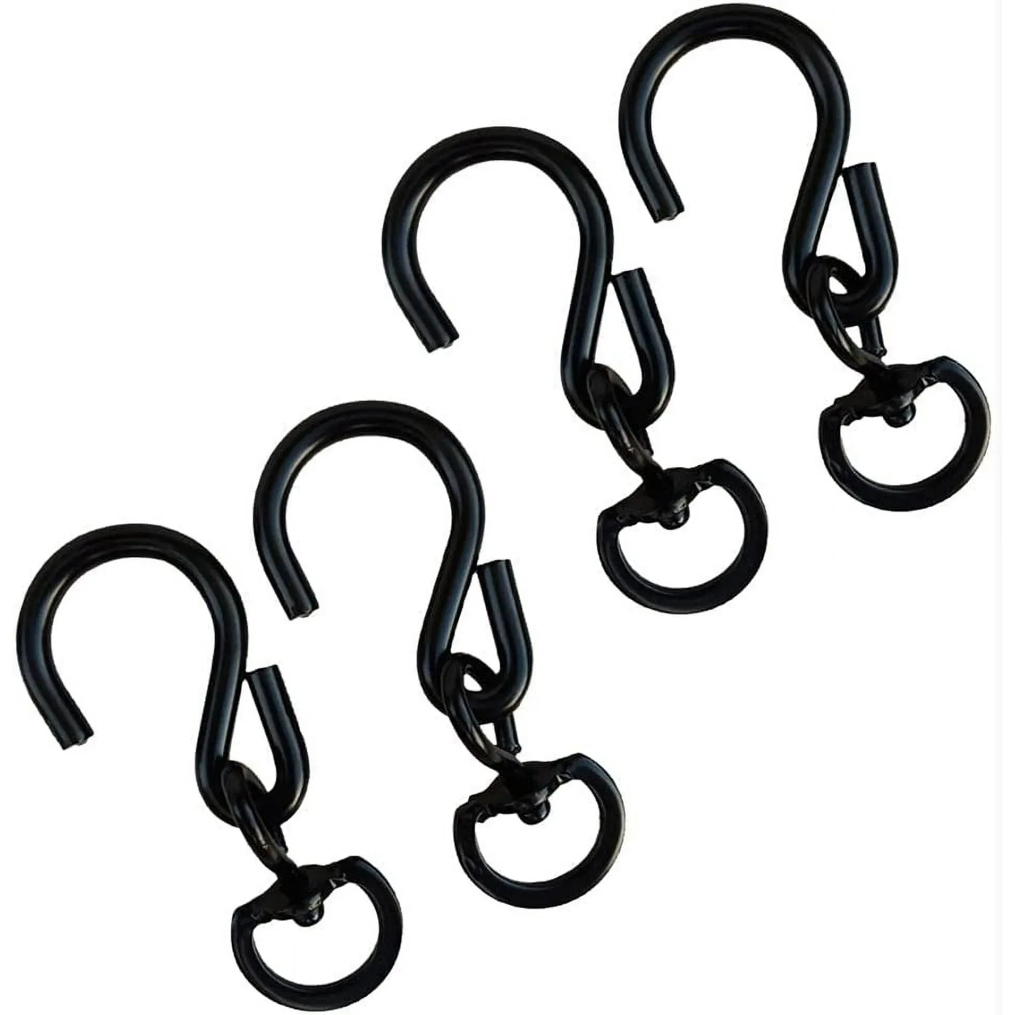 Swivel Plant Hanger Hooks, Heavy Duty Swivel Hooks for Hanging Plants, Indoor Outdoor Garden Use, Black 4 Pack โ image 5