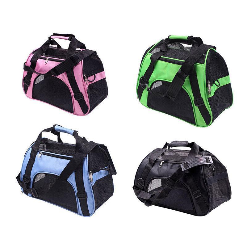 Pet Carrier Bag Portable Large Cat Dog Comfort Tote Travel Bag Airline Approved - Green — image 2