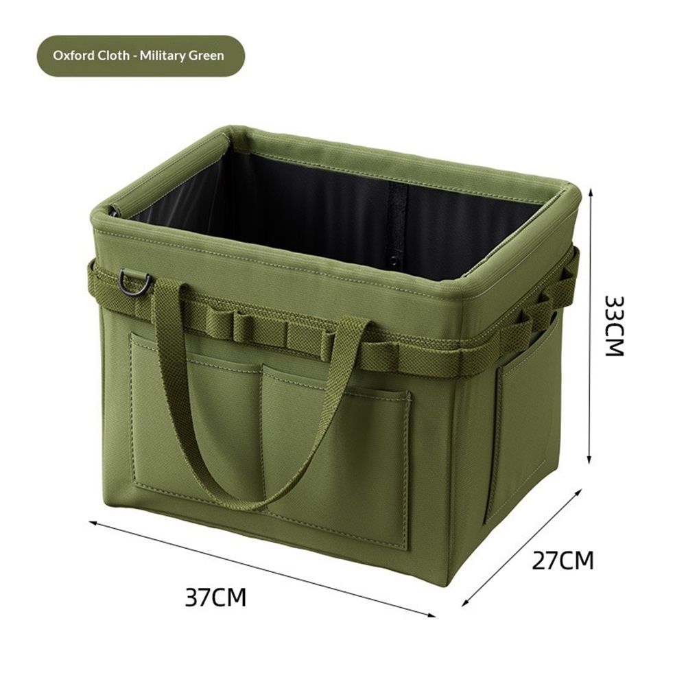 Car trunk storage, multifunctional storage toolbox, heavy-duty tool storage bag, multi pocket foldable storage, portable and portable — image 5