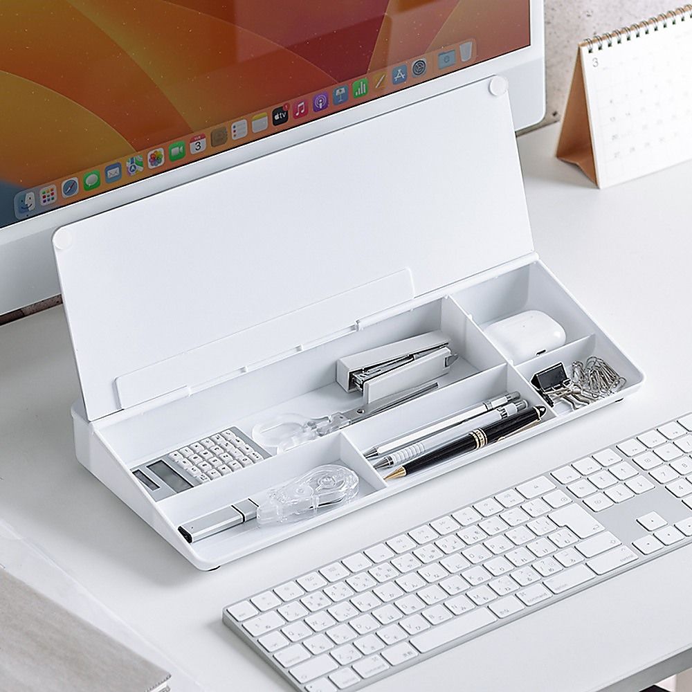 Glass Desktop Buddy Whiteboard Office Writing Desk โ image 3