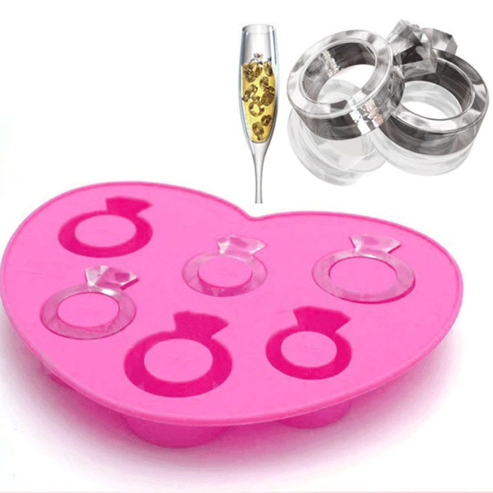 1 Pack Diamond Ring Resin Silicone Epoxy Resin Casting Mold for Jewelry and Pendant Making Valentine’s Day Ideal Gift DIY — image 2