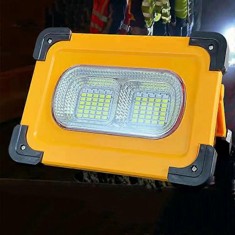 LED Portable Solar Lamp Fast Charging Rechargeable Light with Rotatable Handle for Outdoor Camping Emergency Home Large — image 4
