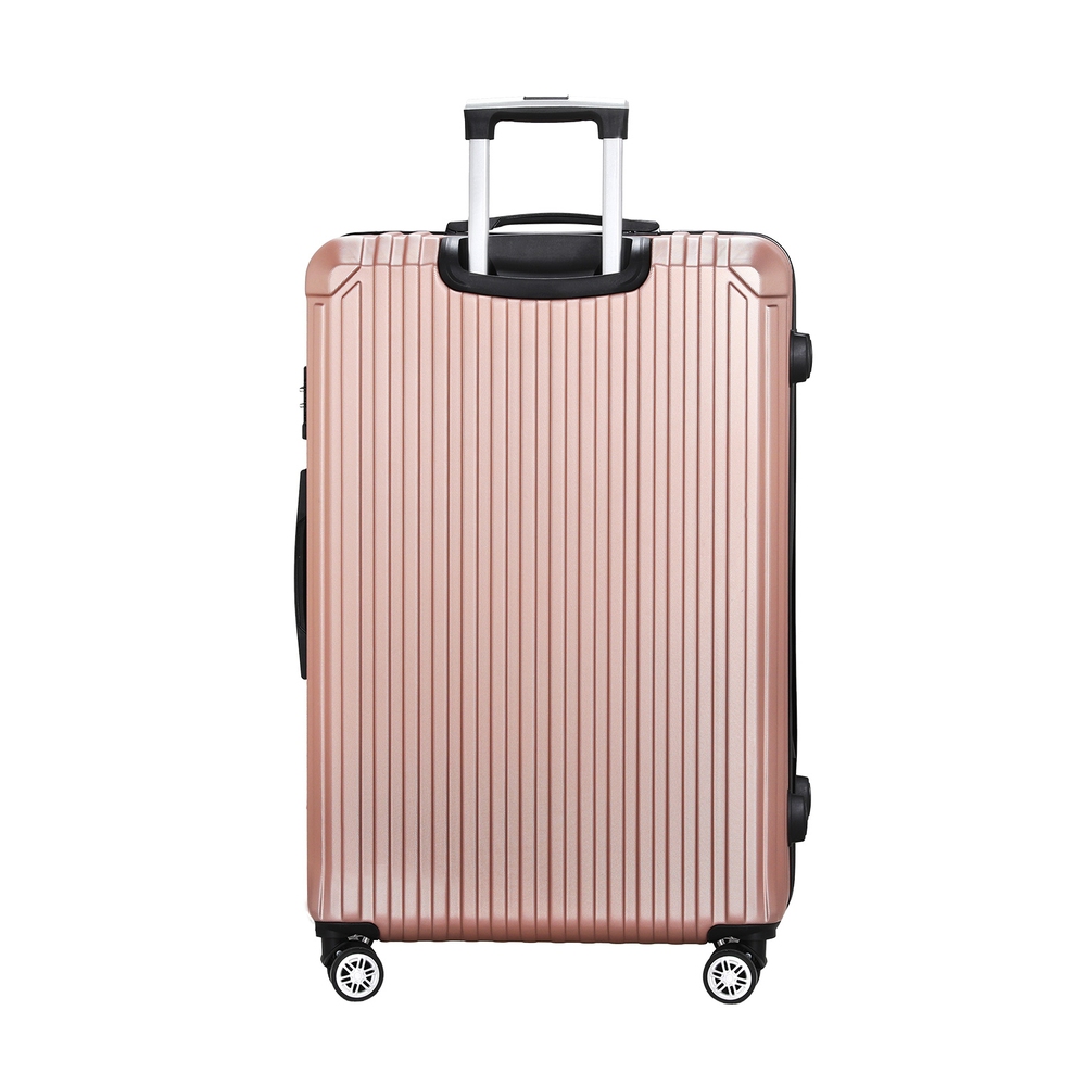 Wanderlite 28-inch Luggage Set with TSA Lock ABS Hard Shell Travel Suitcase Organiser Luggage Case Rose Gold โ image 3