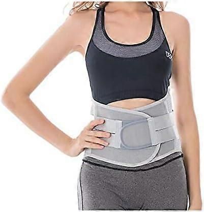 Weightlifting Belt with Adjustable Waist Support for Gym Powerlifting Lumbar Protection Grey - 3XL โ image 5