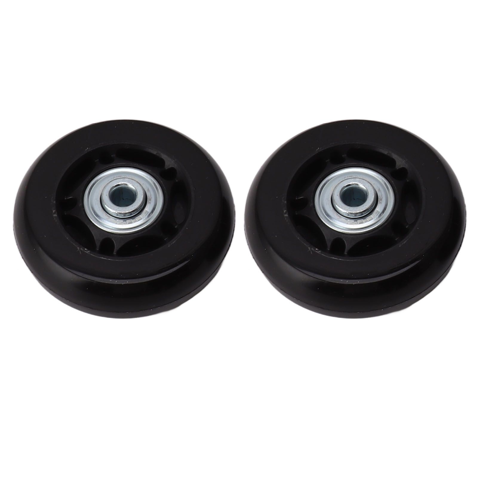 Luggage Wheel Replacement Kit Silent Operation Dual Bearing Swivel Caster Wheels Bearings Repair for Trolley Case Suitcase 60x18mm/2.4x0.7in — image 2