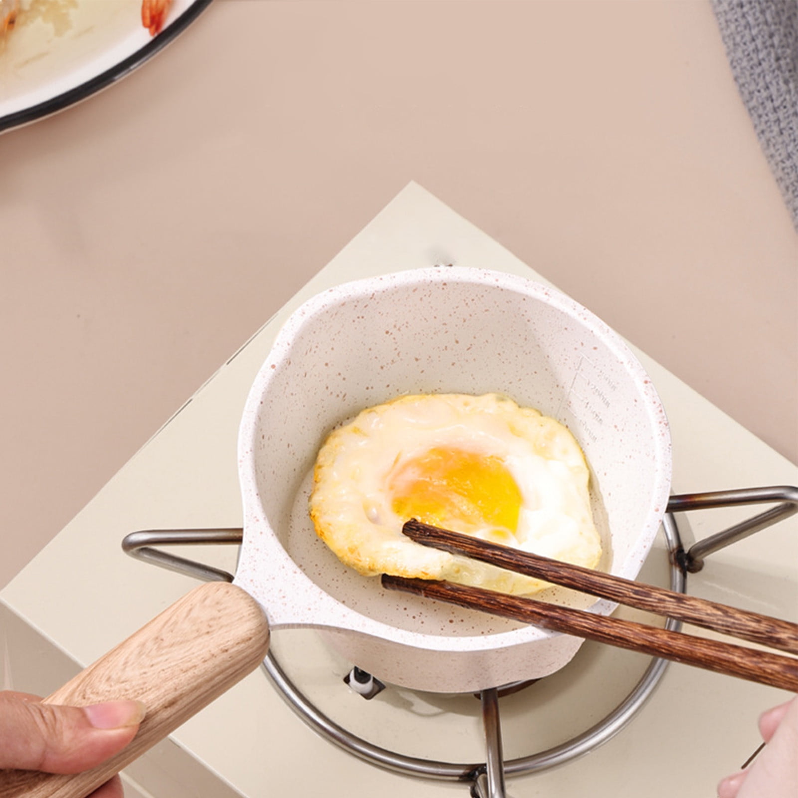 Kitchen Supplies Saucepan Nonstick Pan Small Soup Pots for Cooking, Milk Pot Compatible for All Stoves, Milk Pan with Removeable Handle, Oven& Dishwasher Safe — image 4