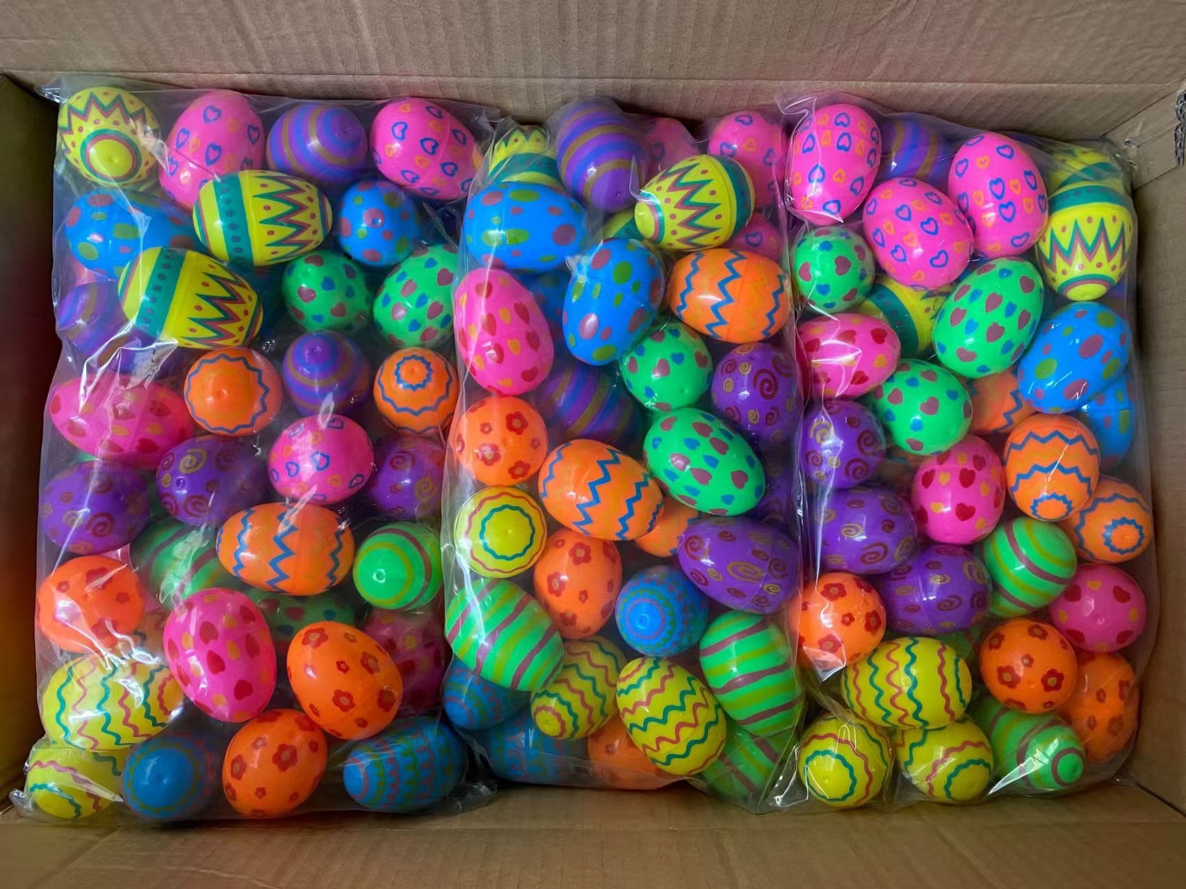 36PCS colorful plastic Easter eggs can be filled with Easter eggs, lucky surprise eggs, Easter decorations, Easter basket fillers, suitable for all kinds of — image 6