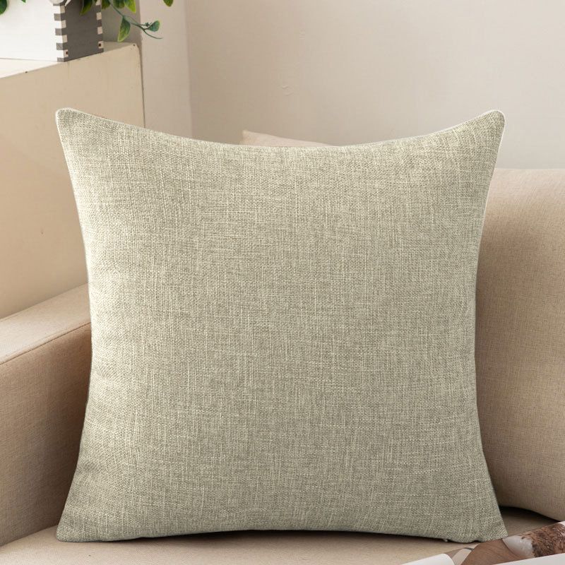 Shengdu Solid Color Polyester Pillow Case 40 × 40cm csmm hemp natural color 50 × 50cm with pillow core