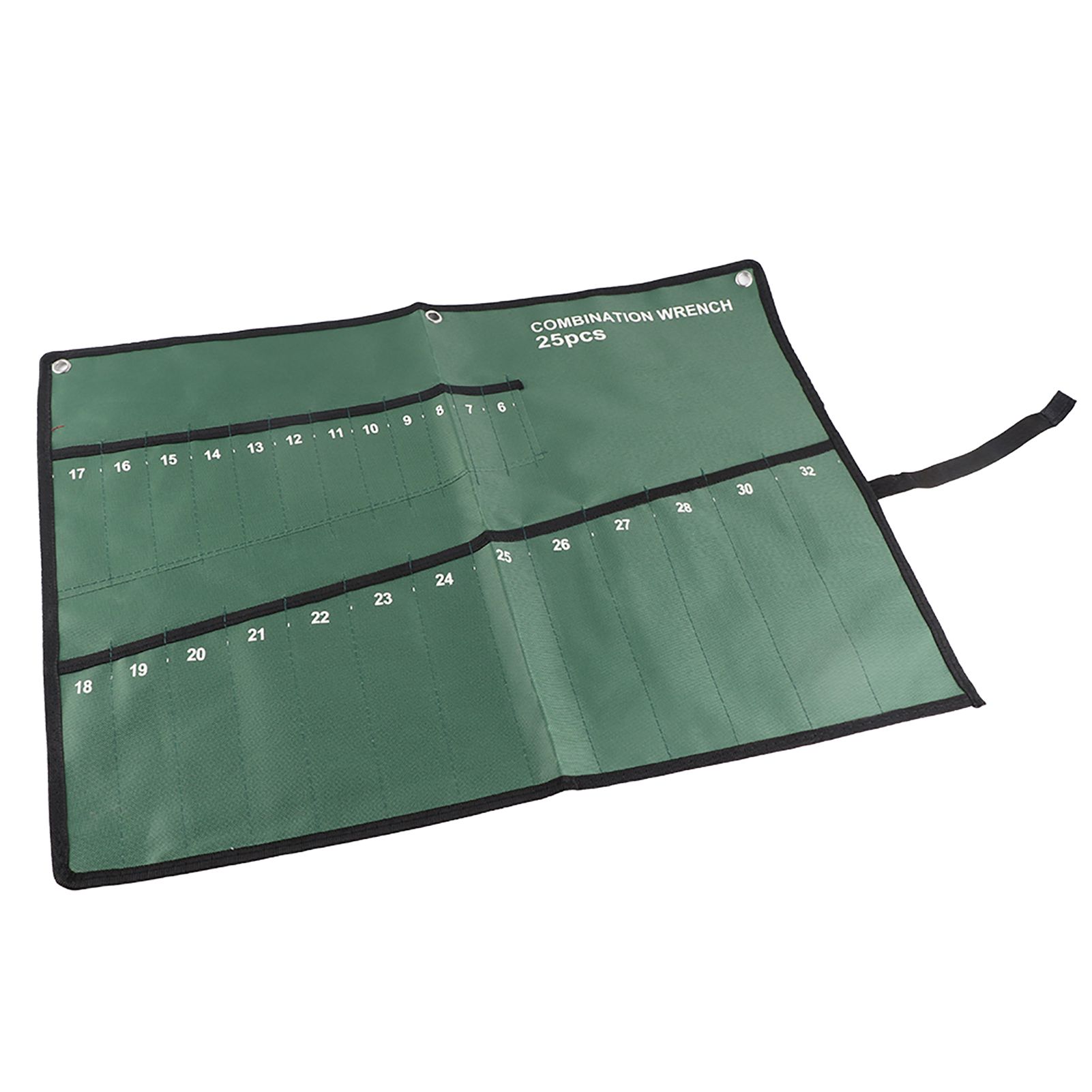 Multi Pocket Canvas Roll Up Tools Storage Bag Spanner Plier Wrench Holder Organizer(25 Pockets) — image 2