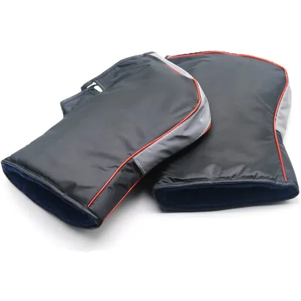 Motorcycle Handlebar Mittens Windproof Mittens Hand Warmers Waterproof Warm Motorcycle Handlebar Hand Protection Muffs Hand, Gray, Grey Color