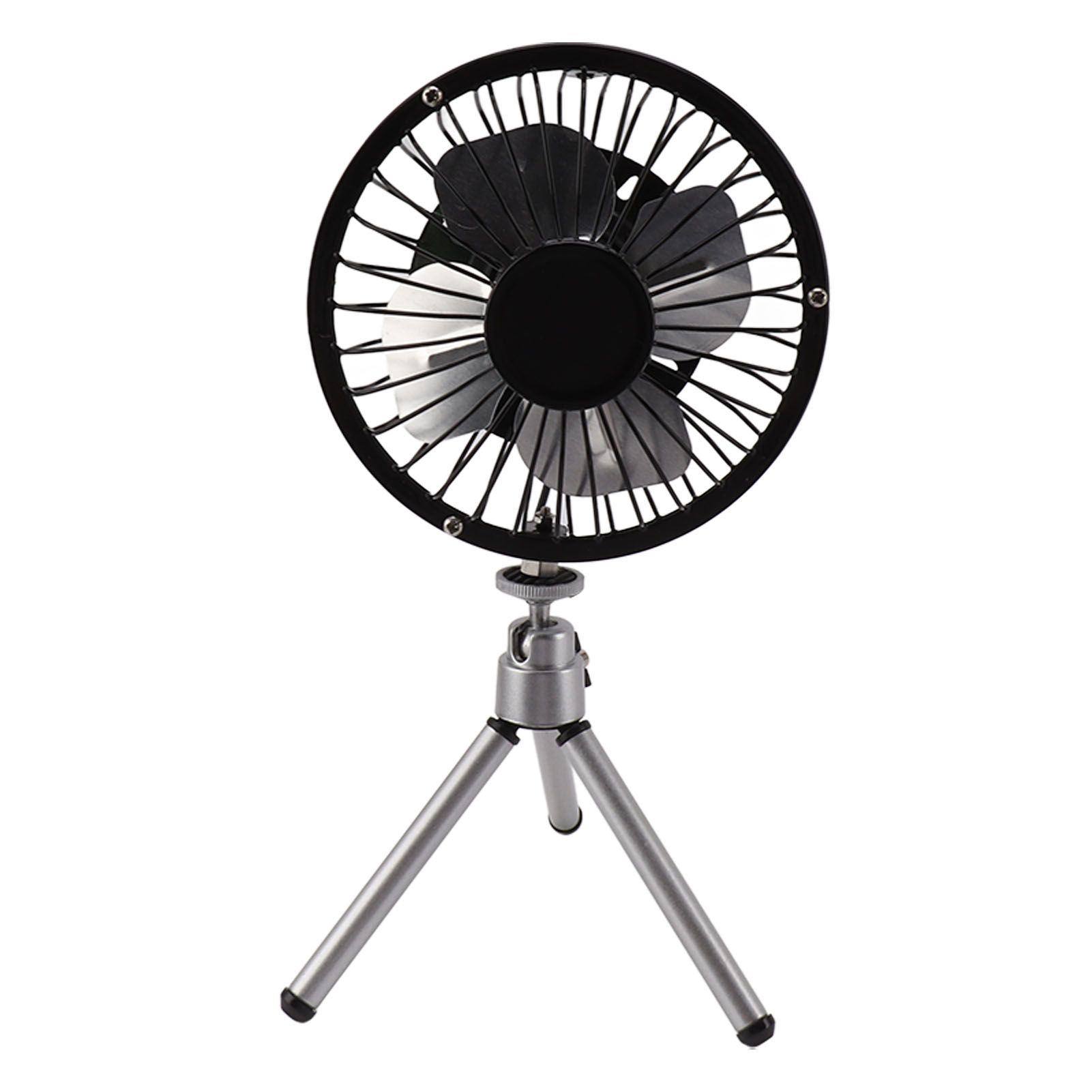 20W Solar Panel Fan Portable Solar Panel Powered USB Fan with Bracket for Camping Fishing Travel — image 3