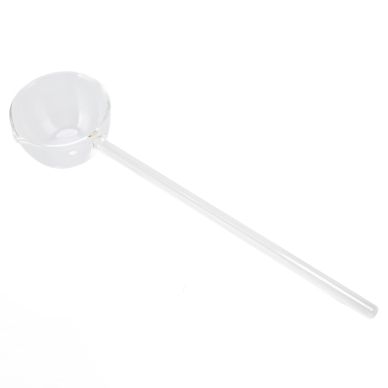 Glass Stirring Spoon High Temperature Resistance Simple 100ML Mixing Spoon Coffee Tea Spoon for Restaurants Home Transparent — image 4