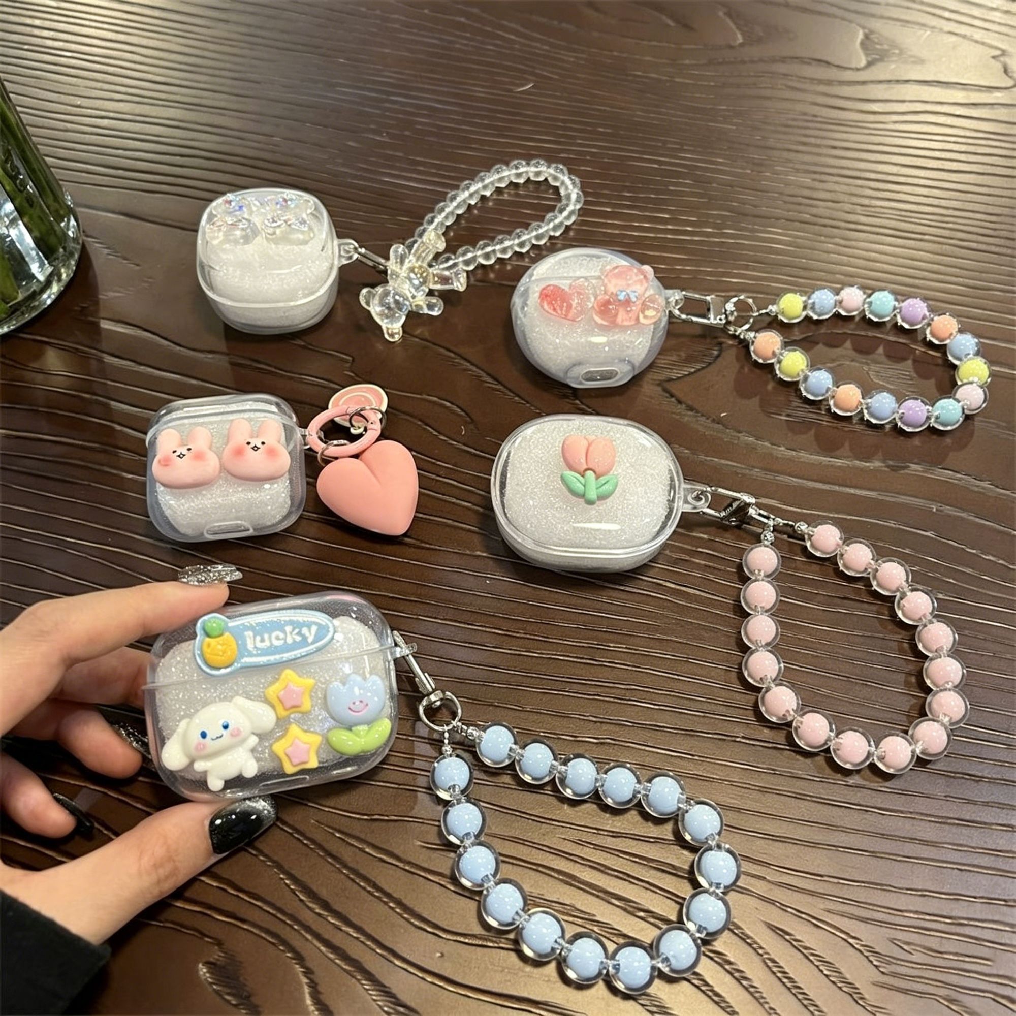Little Bear Clear Earphone Case + Little Bear Clear Bracelet — image 3