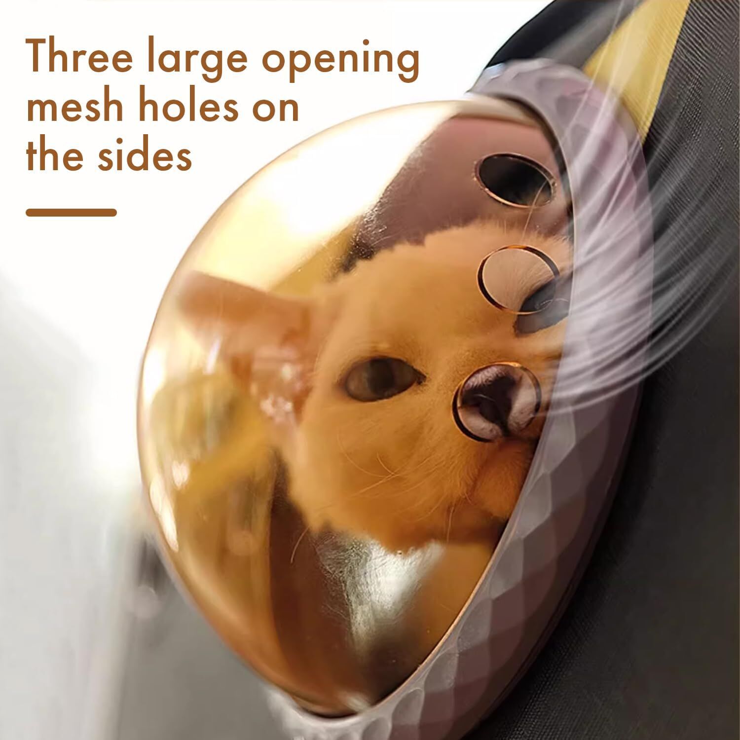 pet products Printed Space Capsule Cat Bag, Large Capacity Crossbody Dog Bag, Universal Pet Bag for All Seasons — image 3