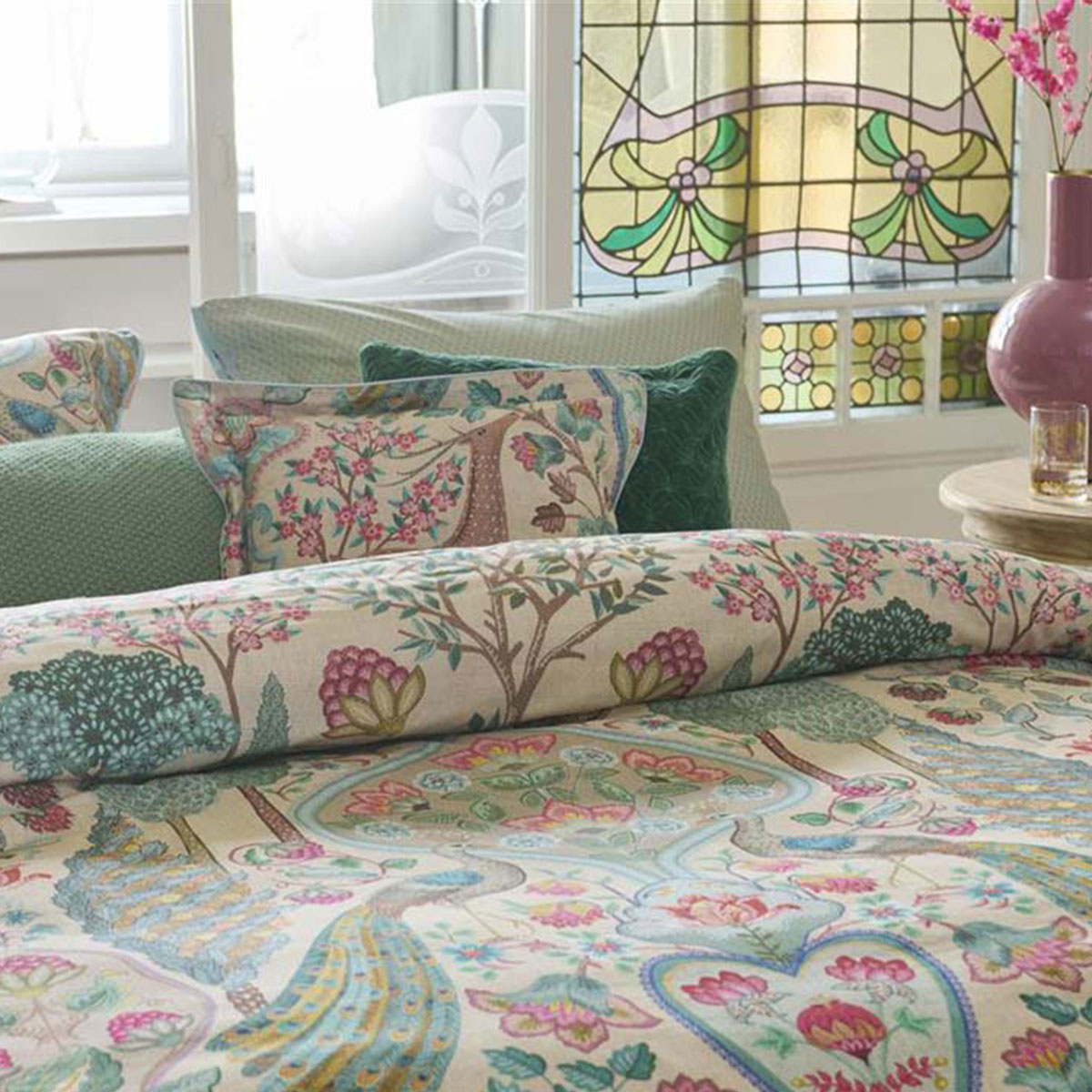 PIP Studio Pavoni Off White Cotton Quilt Cover Set Queen โ image 3