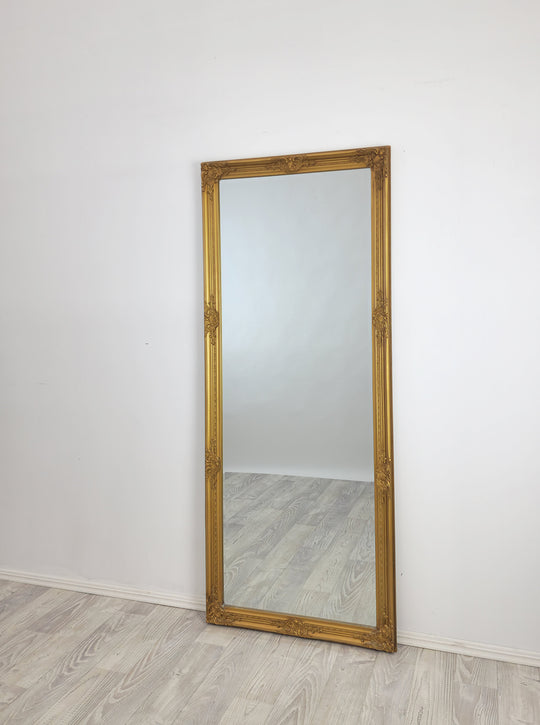 French Provincial Ornate Mirror - Country Gold - Medium 70cm x 170cm โ image 3