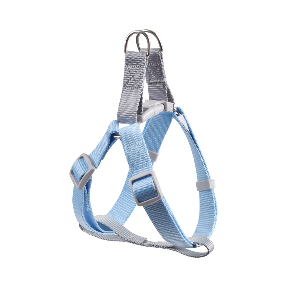 CHOUGOGO Nylon Dog Harness Leash Adjustable Vest Turquoise L:2.0*120cm โ image 4