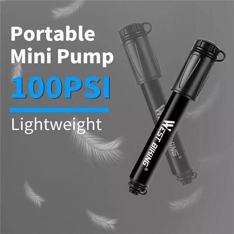 Aluminium Mini Bicycle Air Pump Bike Hand Ball Inflator Portable Cycling Tyre โ image 6