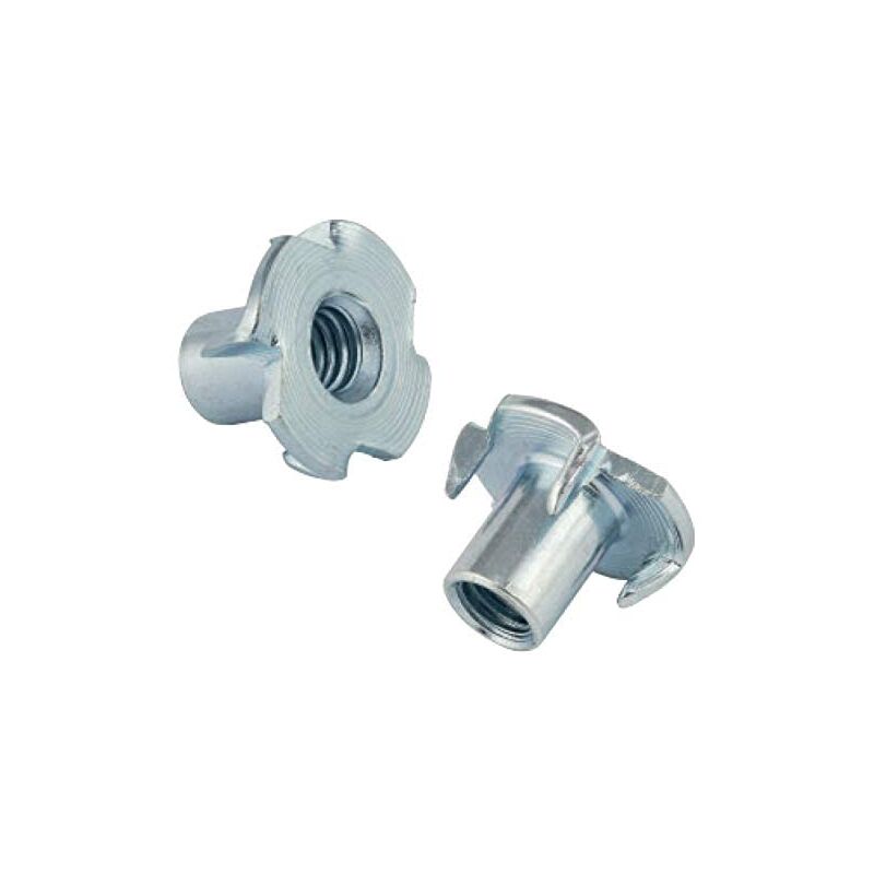 T Nut Claw Nut 4 Sided Nut Claw Fitting M6 × 12 Mm 50 pcs