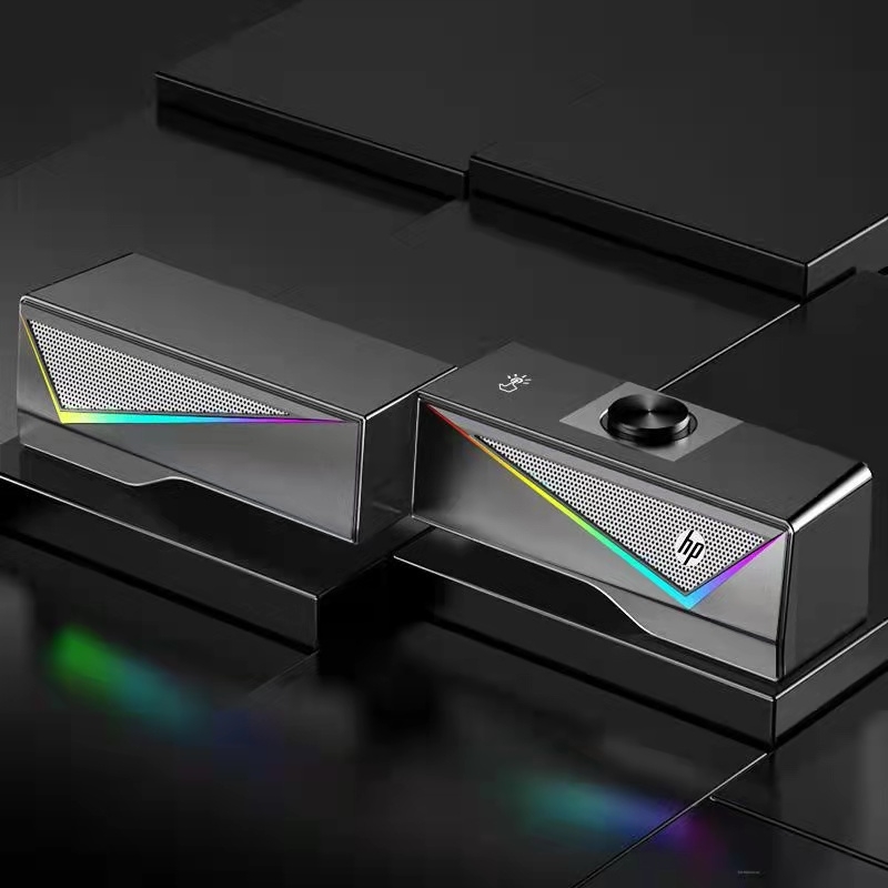 HP DHE-6005 Wired RGB Gaming Surround Soundbar Stereo Speaker โ image 2