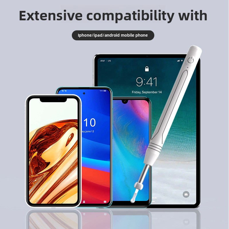 Smart Visual Ear Wax Removal Tool with HD Camera WiFi Wireless Otoscope Ear Cleaner 3.5mm Ultra Slim Lens for iPhone Android Green — image 6