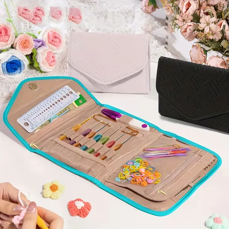 Crochet Hook Case - Foldable Organizer - Knitting & Crochet Supplies Accessory — image 2