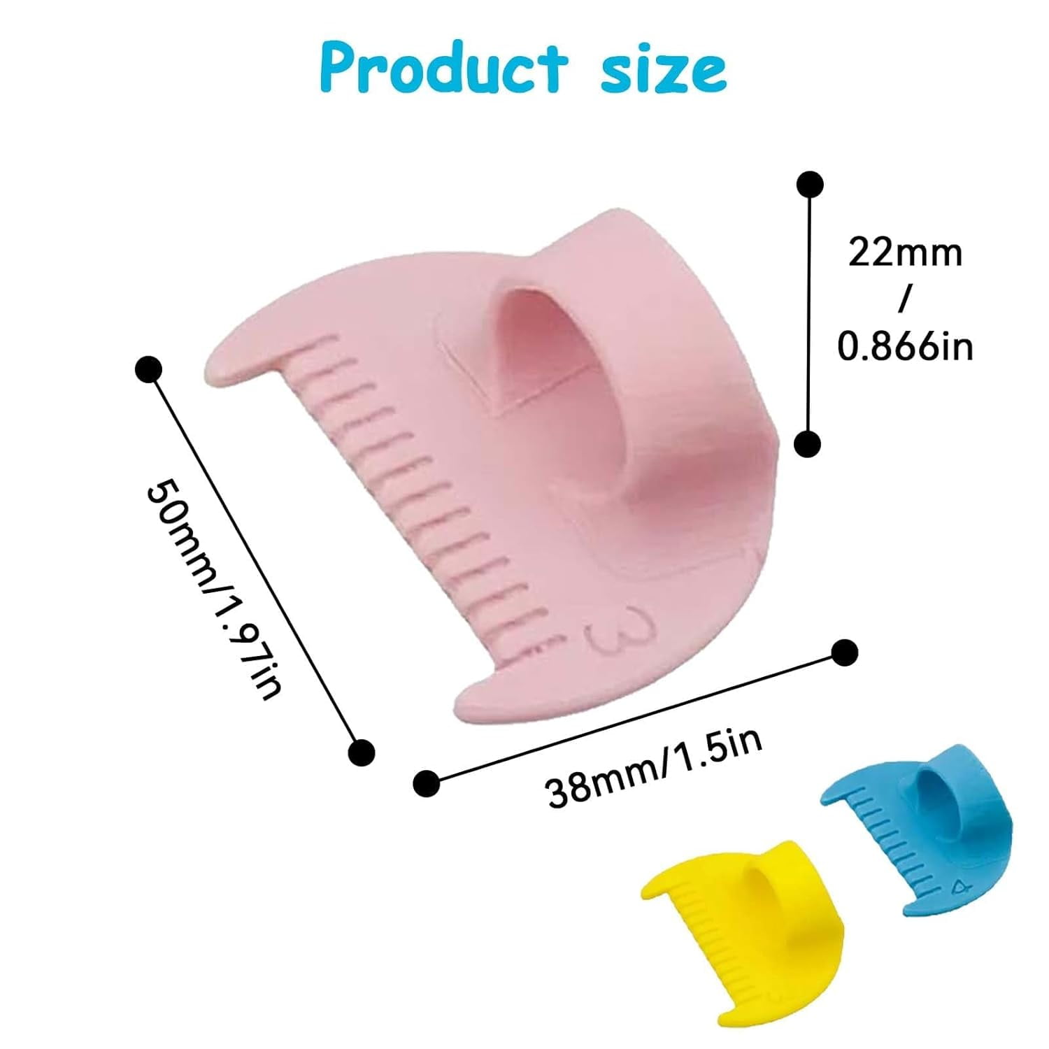 Edge Sewing Lockranding Tool, Edge Stitch Lock & Sewing Gauge, Sewing Templates, 3/4mm Needle Gauge Quilting Ruler Measuring Tool — image 6