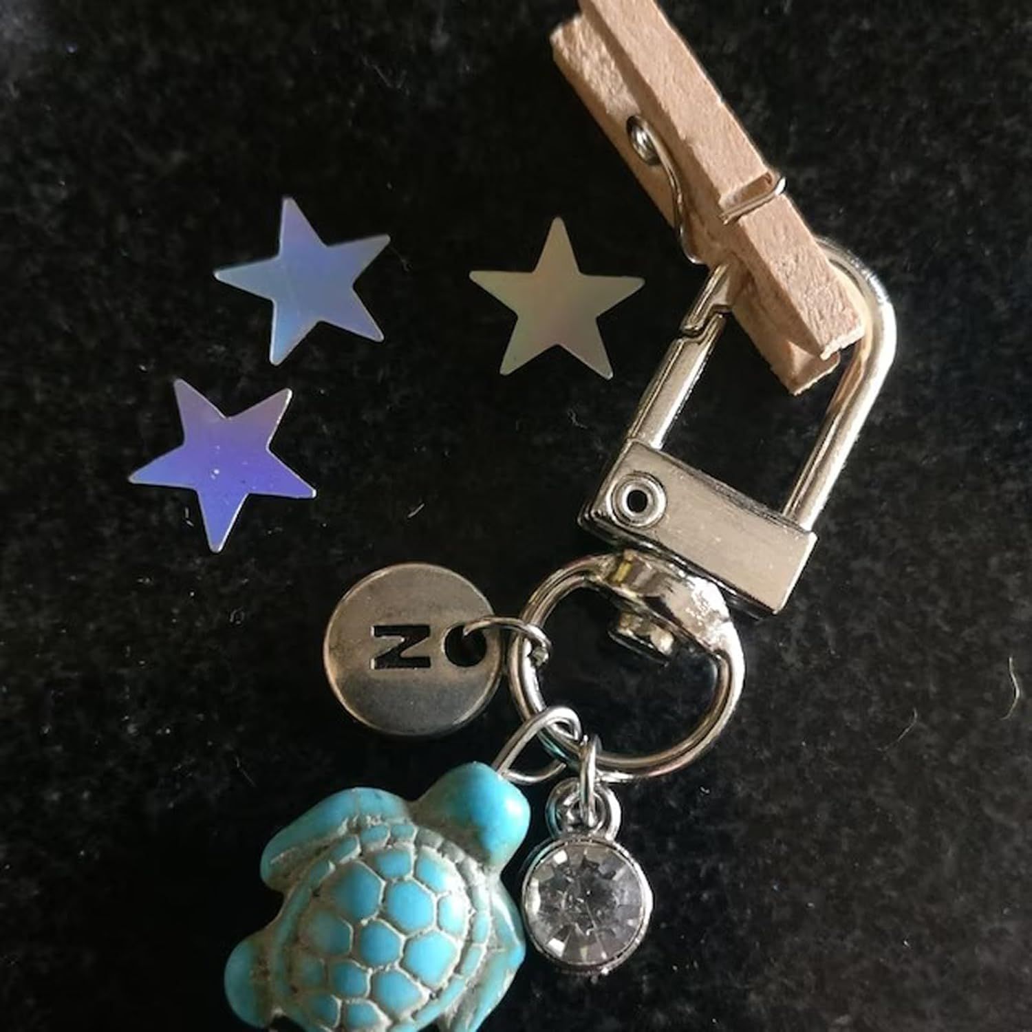 Travel Turtle Keychain Wherever You May Wander Good Luck Charm Gifts for Family Friends adaptable, self-pace, protection โ image 4