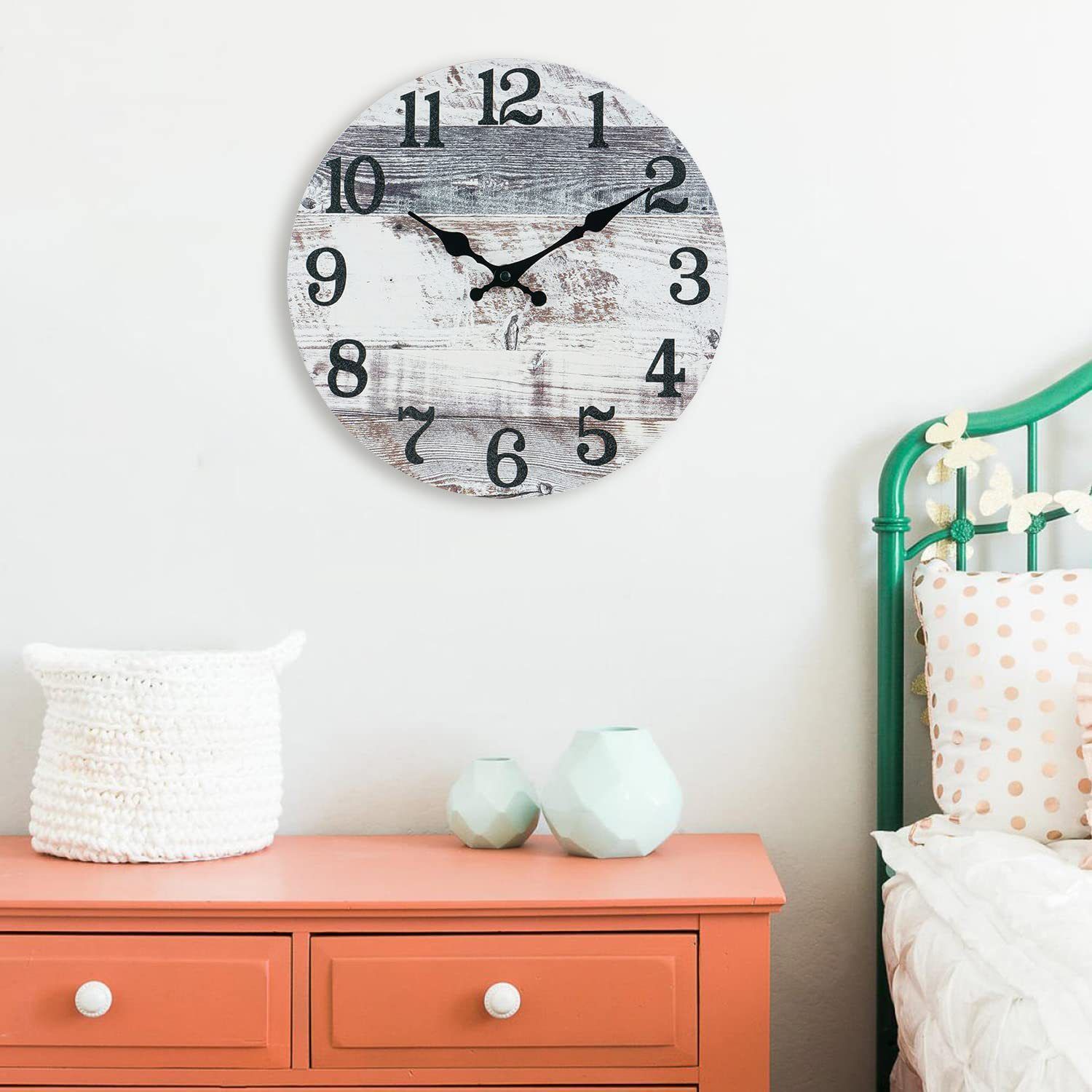 Wooden Wall Clock No.7, 10 Inch — image 4