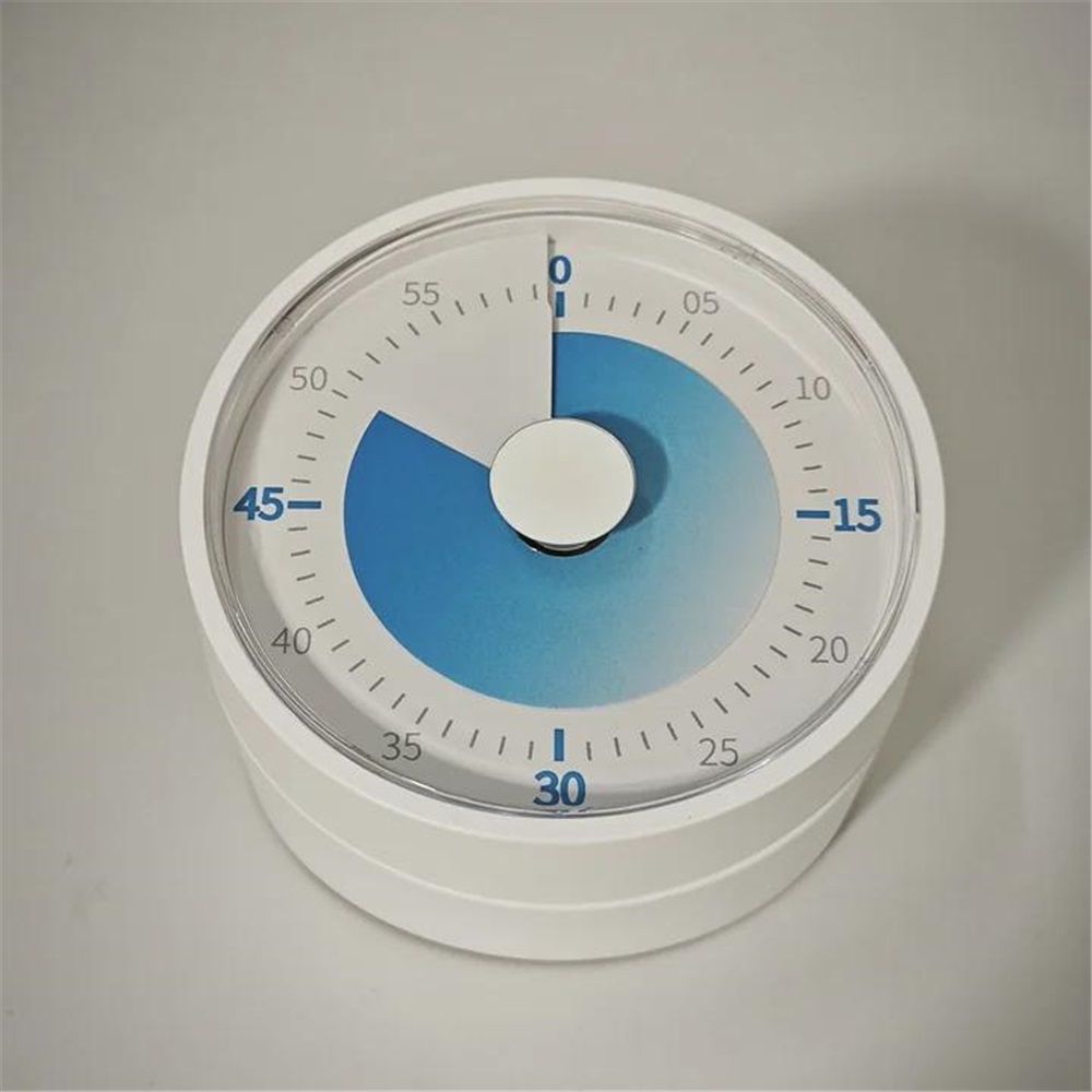 Round Visual Timer - Magnetic Silent Countdown Timer for Kids, Studying, Cooking, Time Management Cute Timer, Perfect for Desktop & Fridge Use. Blue — image 2