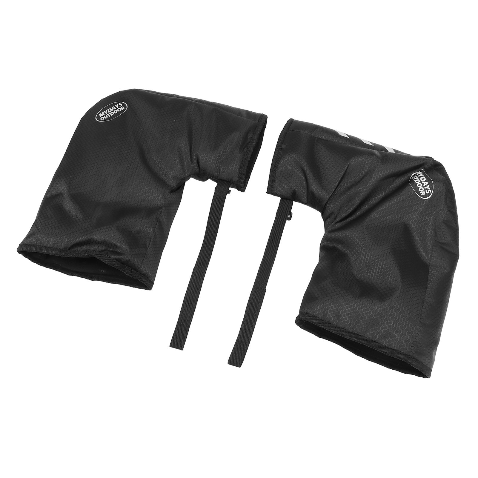 One Pair Bike Handlebar Gloves Waterproof Reflective Bike Handlebar Hand Protector for Winter Cycling — image 5