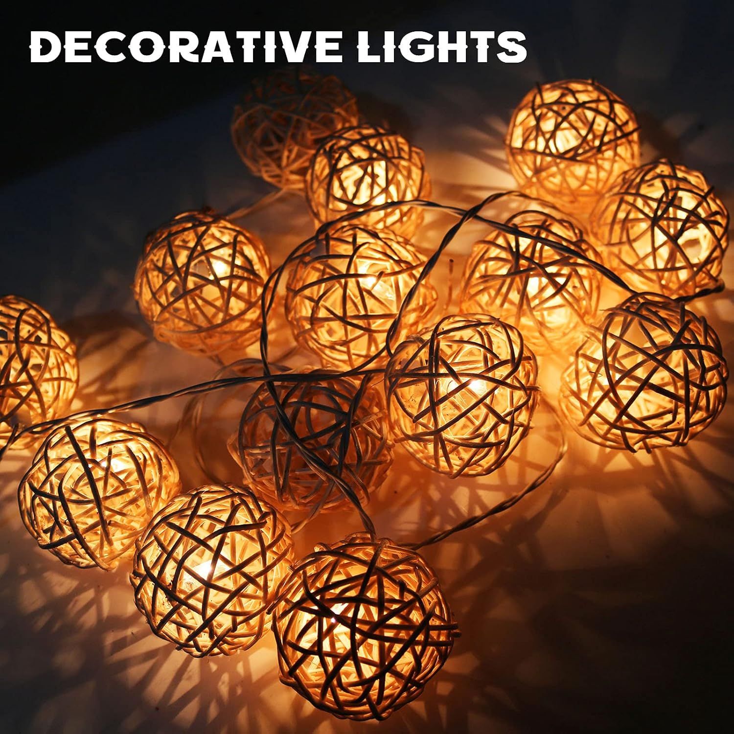 30 Pcs 4th o July Rattan Ball Decorations, Patriotic Red Blue White Stars or USA 250th Anniversary Home Decor Memorial Independence Day Crat Vase Bowl iller โ image 6