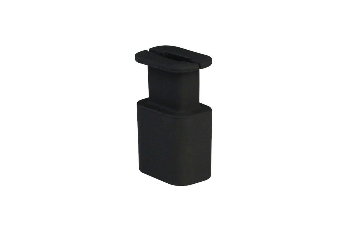Silicone Charger Protector with Cord Wrap for Apple Phone 18W/20W Charger -Black & Pink β image 3