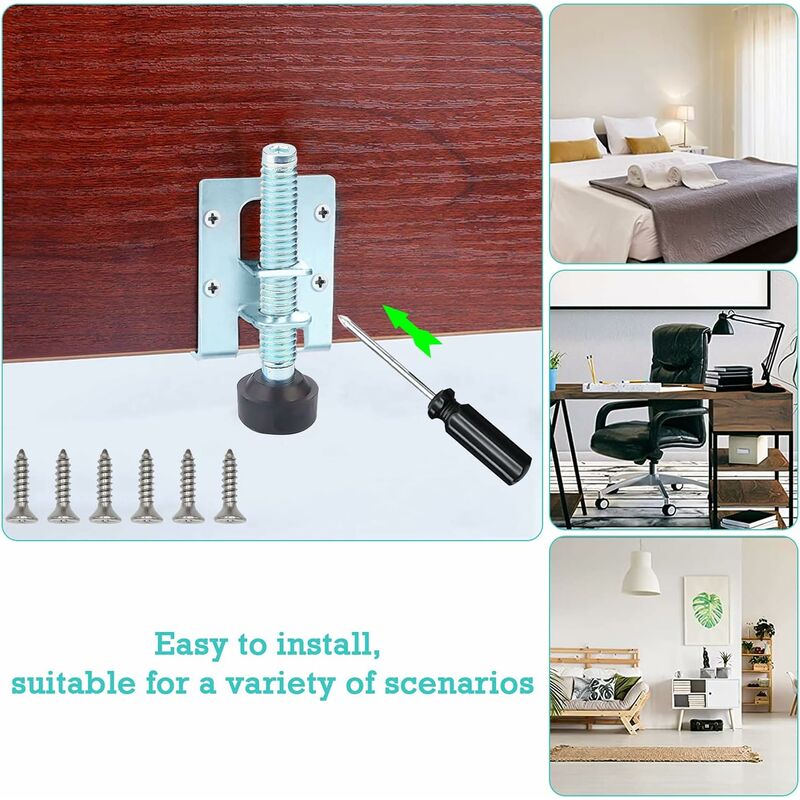 Adjustable Furniture Leveling Feet Galvanized Iron M10 Levelers For Furniture, Tables, Cabinets, Workbenches And — image 3