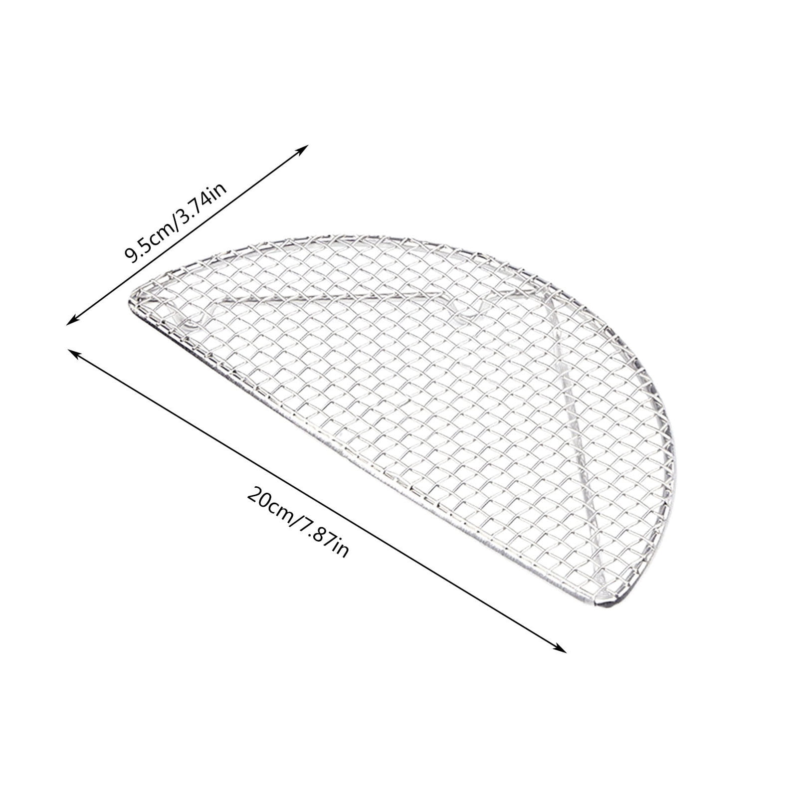 Stainless Steel Barbecue Grill Net, Multi Shape Wire Rack for Outdoor Cooking, Tempura and Fried Food Draining, S6-B โ image 2