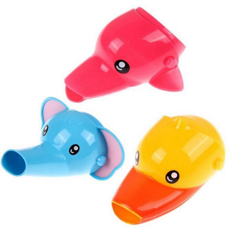 3PCS Faucet Cartoon Extender,Sink Handle Extender for Baby,Toddler and Kids Safety and Fun Hand-Washing Solution, Promotes Hand